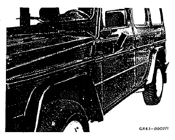 Mercedes Classe G - Panneau latéral