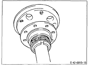 Mercedes Classe G - Denture du rotor, pont av