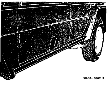 Mercedes Classe G - Panneau latéral