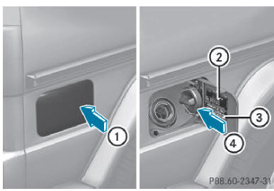 Trappe du réservoir (exemple : g 550)