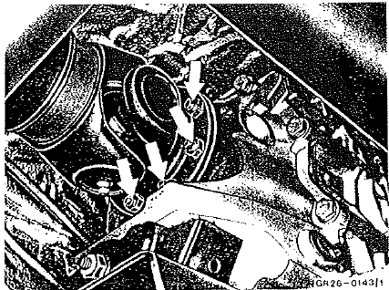 45 Désaccoupler l'arbre de transmission à cardan sur la