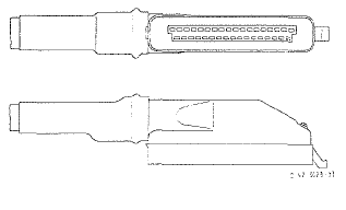 Le faisceau de câbles avec fiche à 12 broches conduit à