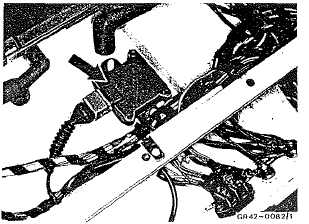 Plan d'occupation pour la réglette de branchement sur le bloc de commande de